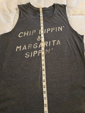 Graphic Tank Top - 'Chip N' Margarita Sippin'
